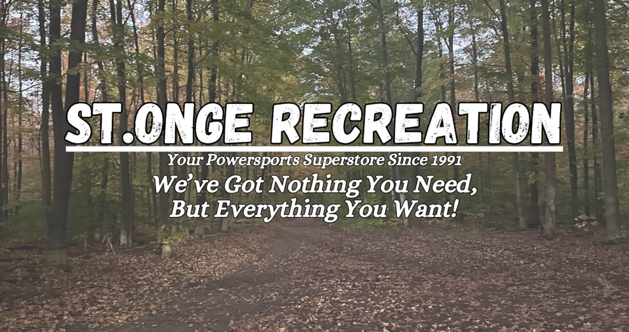 Welcome to St. Onge Recreation