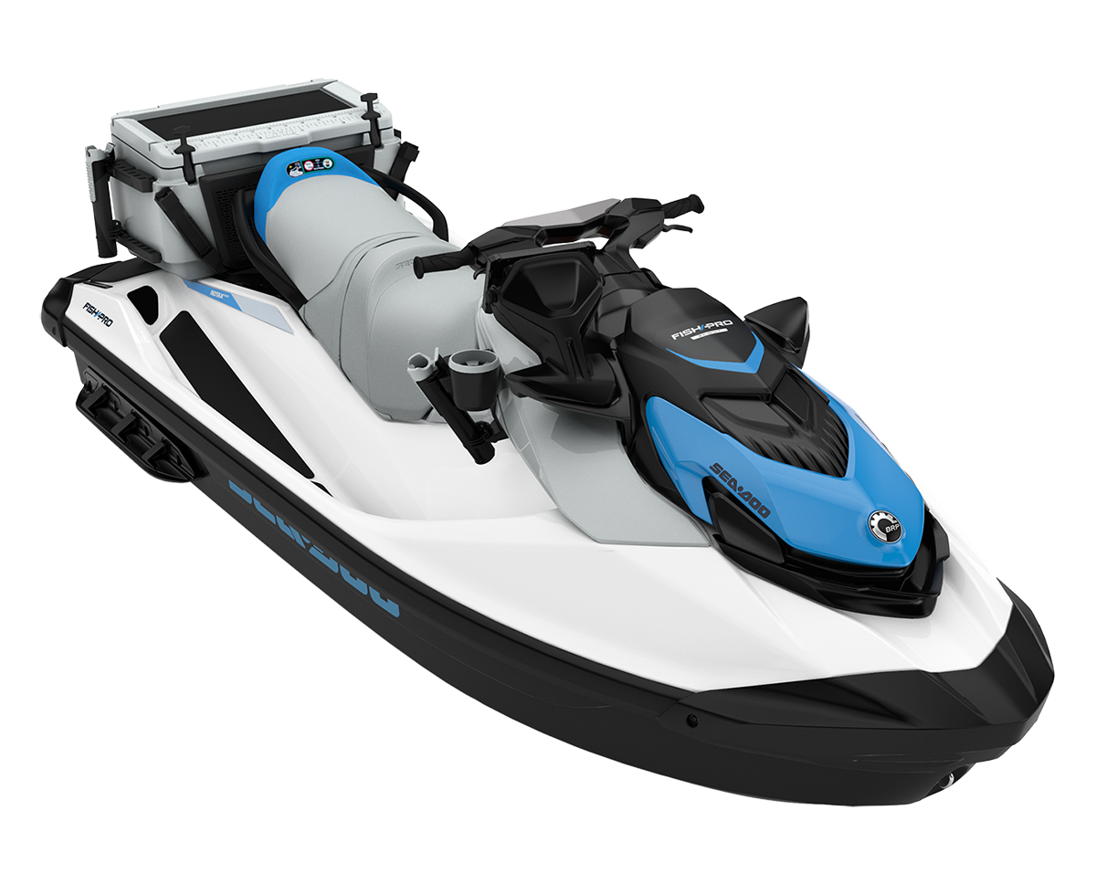 SEA MY26 FISHPRO Scout NoSS M130 White Gulfstream Blue 00033TB00 Studio 34FR CU Copy